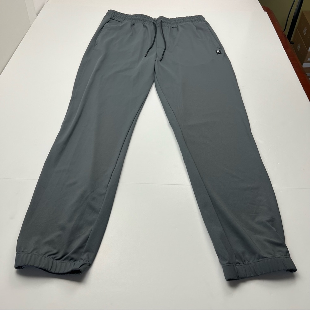 Rhône Essentials Drawstring Grey Gray Jogger Pants‎ Mens Medium Style 101023